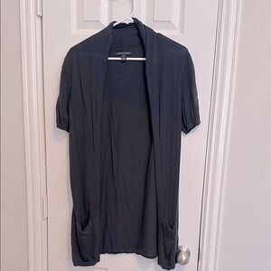 Banana Republic Navy Open-Front Cardigan Sweater